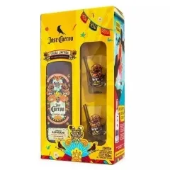 Kit Tequila Jose Cuervo C/ 2 Copos Shots 750ml